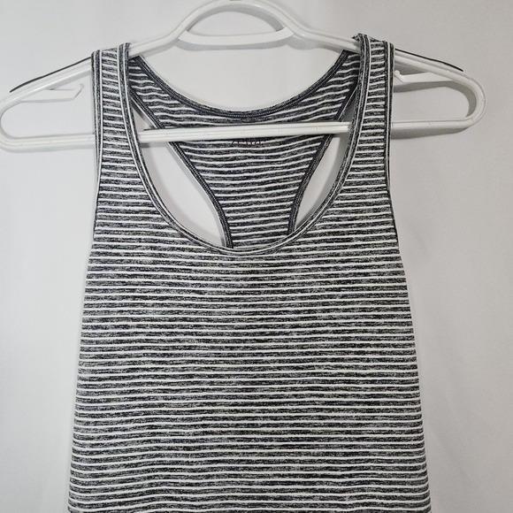 Zella Striped Racerback Tank Top Women's S Athleisure Minimal Sporty Chic - Picture 3 of 8